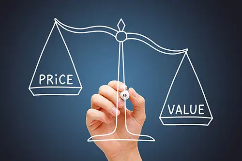price-vs-value-scaled-b balance and value